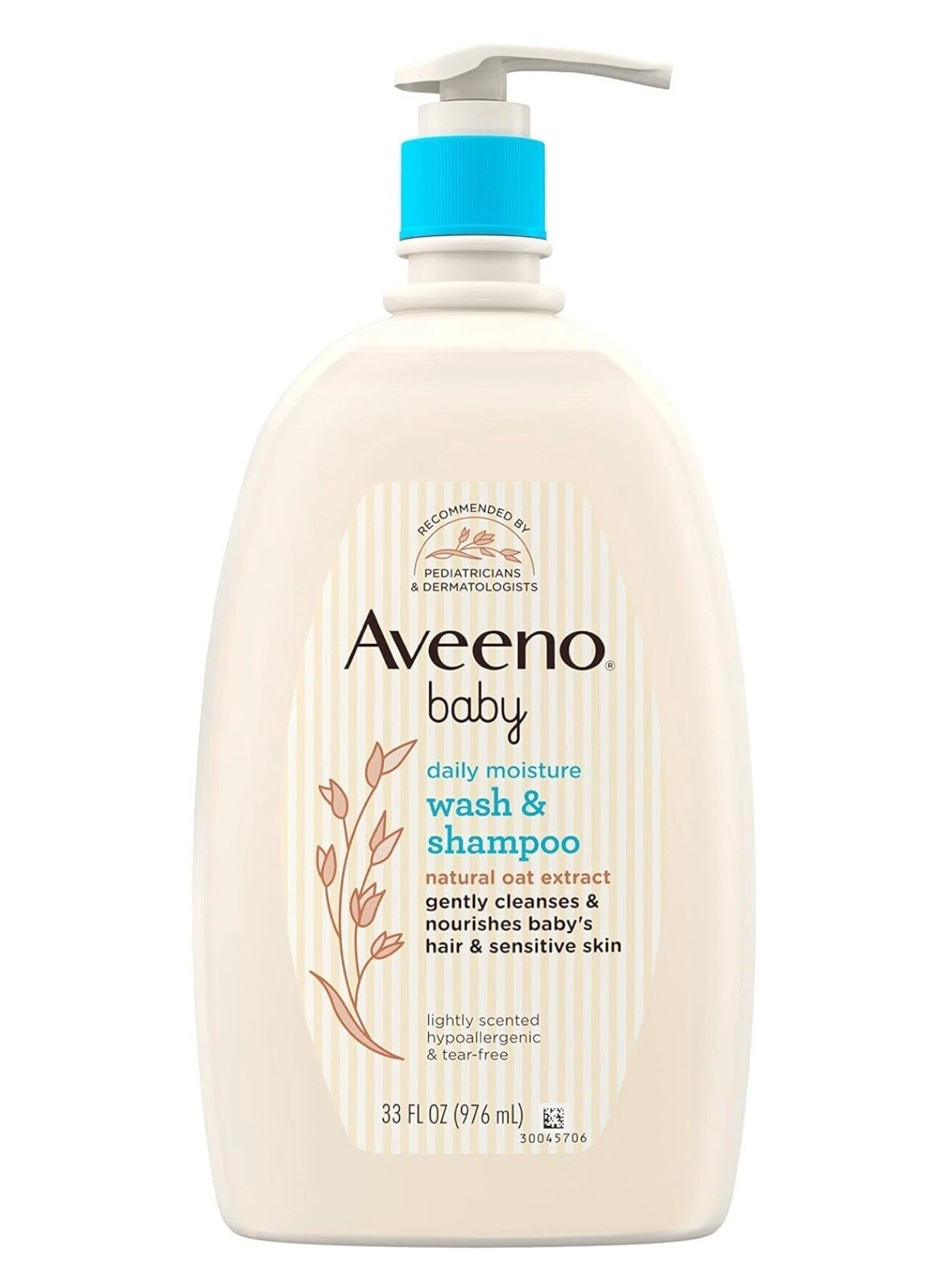Aveeno Baby Daily Moisture Wash & Shampoo,hydrating Oat Extract, 33 Fl.Oz Deal !