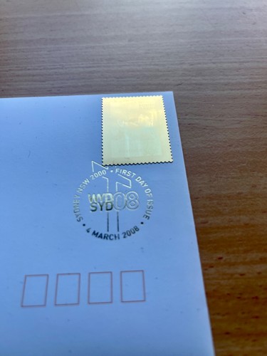 2008 World Youth Day 9ct Gold Stamp Limited Edition in Wooden Presentation Box - Picture 9 of 10
