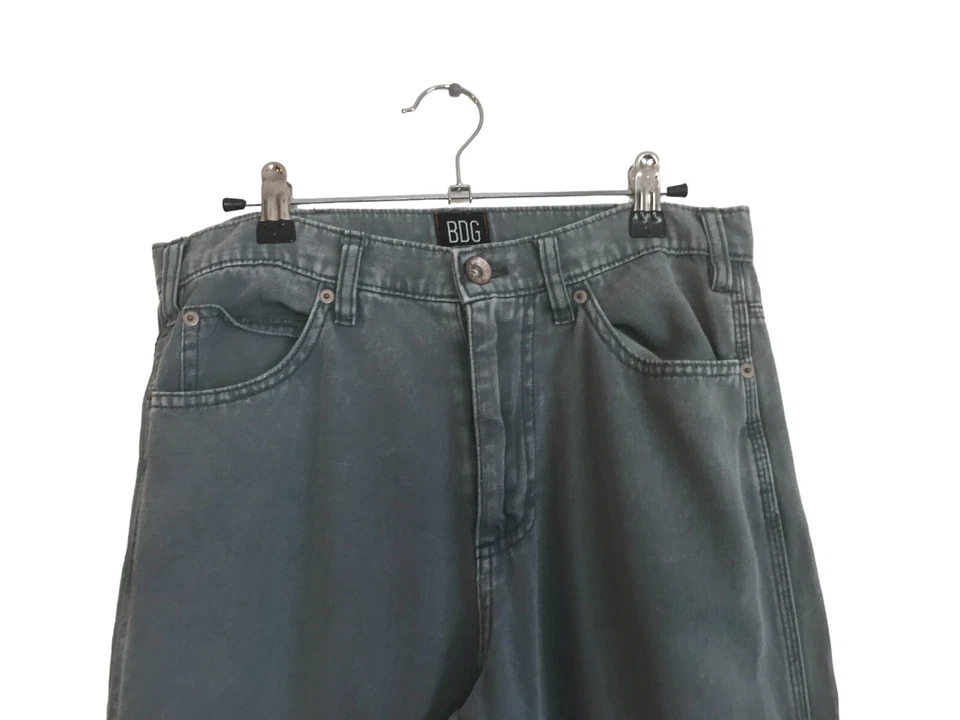 Pantalones de mezclilla BDG Urban Outfitters para hombre talla 29 grises bolsillos botón cremallera Foto 2 de 4