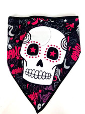 Dia De Los Muertos Face Mask Covering Sugar Skull Day Of The Dead Burn Street