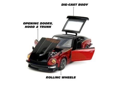 Fast And Furious 1972 Datsun 24oz "Fast X" JADA Diecast Car 8" 1:24 - Bild 18 von 20