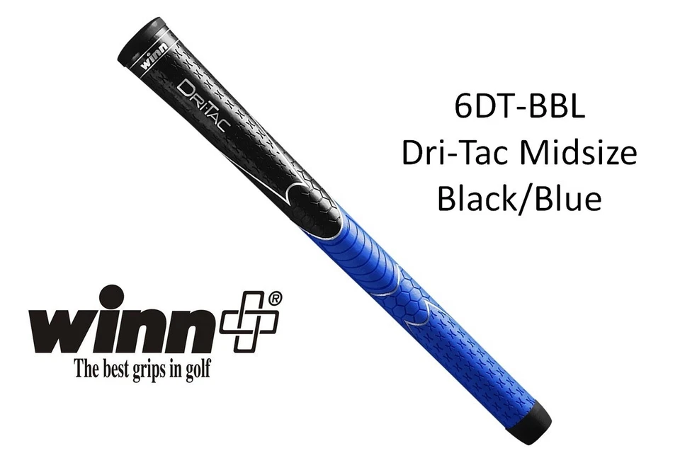 13 件套 Winn Dri-Tac 中型 – 黑色/蓝色 - 6DT-BBL — 第 2/4 张图片