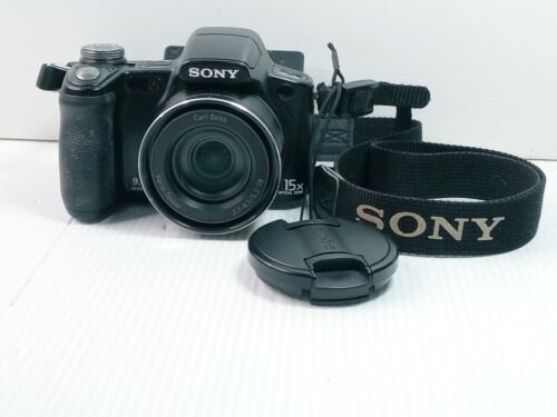 Aparat cyfrowy Sony Cyber Shot DSC-H50 9.1MP - czarny / bez ładowarki /DZIAŁAJĄCY - Zdjęcie 1 z 17
