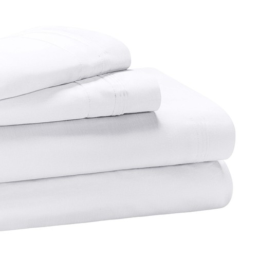 Egyptian Cotton Deep Pocket Solid Luxury 1000 Thread Count 4 Piece Bed Sheet Set - Picture 59 of 61