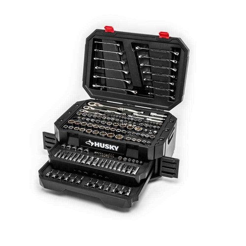 Husky SAE/Metric Mechanic Set 1/2", 1/4", 3/8"" unità con stoccaggio (244 pezzi)