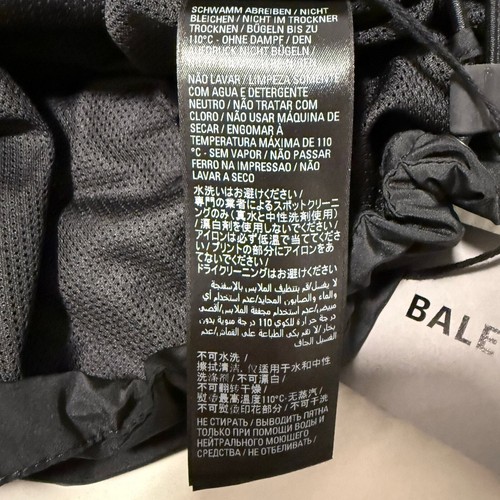 $2490 Value Balenciaga Logo Oversize Coat | Black | Medium - Picture 11 of 11