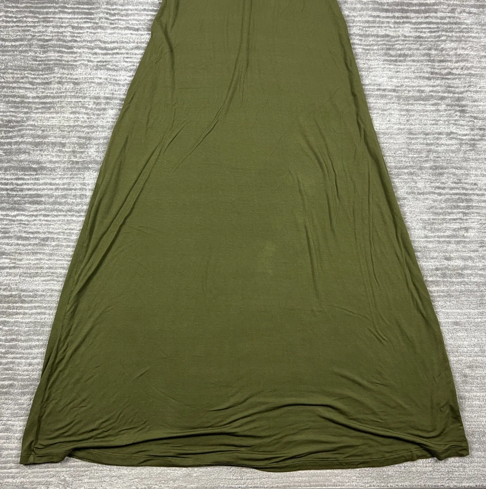 Spense Dress Womens Medium Green Maxi Halter Retro Vibes - image 3 of 4