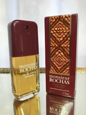 Monsieur Rochas Eau de Toilette Concentree Rochas 50 ml. Rare