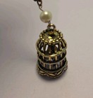 Vintage Bird Cage Pendant Necklace — photo 1