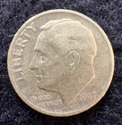 1947-S Roosevelt Dime, silver, INV: 2219, Combined shipping