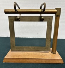 Vintage Brass Wood Desktop