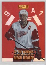 1996-97 Pinnacle By the Numbers Premium Stock Sergei Fedorov #3 HOF 0nr3