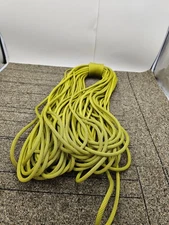 Black Diamond 7mm 60m Dry Climbing Rope Durable 2X2 Sheath Yellow