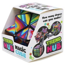 Magic Cube Formwandeln Spaß zappeln sensorisches Spielzeug lösen Stern drehen Flip lösen Spiel