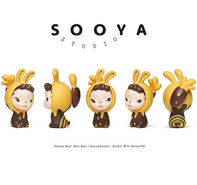 Sooya Studio Mini Ban Honey Bee Sofubi Series Boxed Figurine