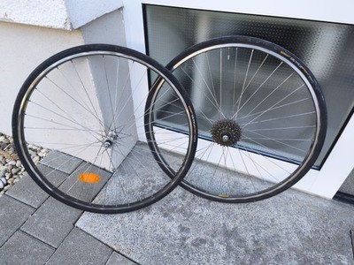 Rennrad Laufradsatz Mavic MA40, Shimano 600 Naben