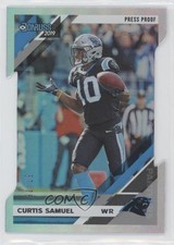 2019 Panini Donruss Press Proof Silver Die-Cut 57/75 Curtis Samuel #47 z6b