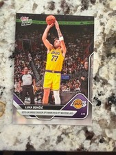2025-26 TOPPS NOW NBA CARD LOS ANGELES LAKERS LUKA DONCIC #216 SETS LA RECORD
