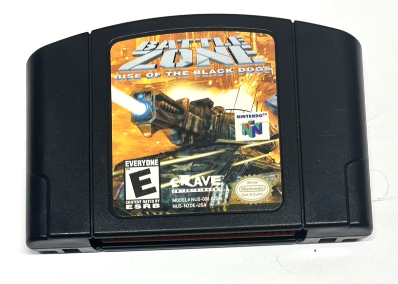 Battlezone: Rise of the Black Dogs (Nintendo 64, 2000)  N64 TESTED