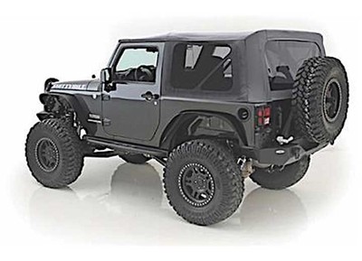 Smittybilt 9075235 10-18 Wrangler (JK) 2 Door Soft Top w/Tinted Windows - Black