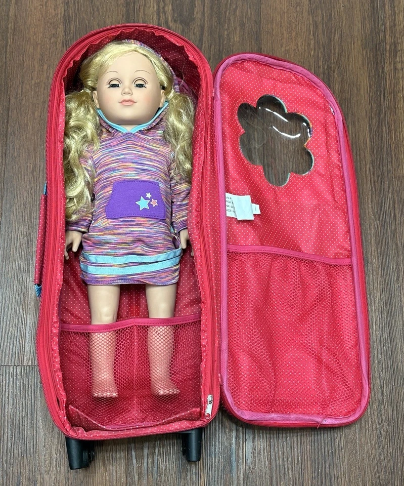 Bolsa de viaje My Life 18" para muñeca y estuche rodante Foto 2 de 4