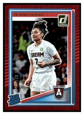 2025 Donruss WNBA Red Shimmer 91 Te-Hina Paopao RC Rookie #/399 Atlanta Dream