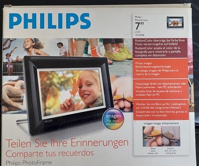 Philips Bilderrahmen, 7-Zoll-LCD-Bildschirm.