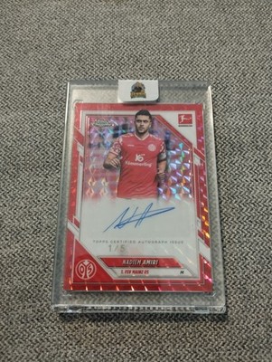 Nadiem Amiri Autograph 1/5 Topps Chrome - Bundesliga 2025/26 1. FSV Mainz 05