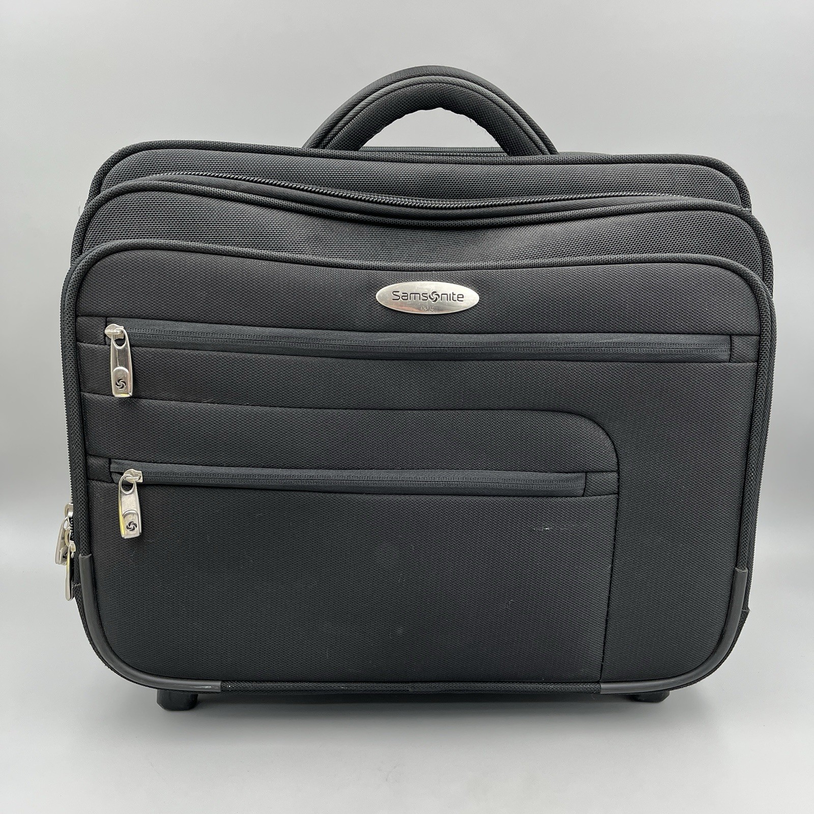 Samsonite Wheeled Rolling Travel Business Bag Case Carry On / Overnight - Black