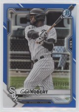 2021 Bowman Chrome Blue Refractor 37/150 Luis Robert #90 ni4