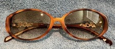 Brighton Mirabella Tortoise Shell Sunglasses 53-15 Handmade In Nine West Case