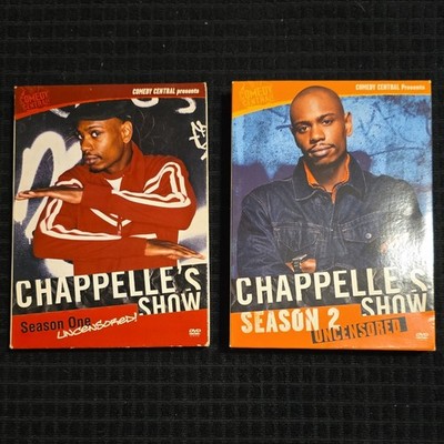 Chappelle's Show Complete Series Seasons 1 and 2 UNCENSORED Comedy Central DVD