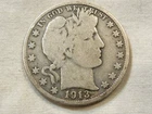 1913 S liberty barber silver half dollar coin