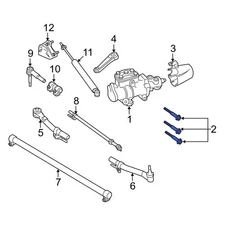 For Ford F-250 Super Duty 2008-2010 Ford W711886S439 Steering Gear Box Bolt