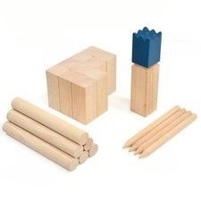 Kubb Yard Game Set Fun Outdoor Tossing Game