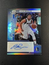2021-22 Panini Contenders Optic Perennial Auto /99 Silver Prizm Jalen Brunson
