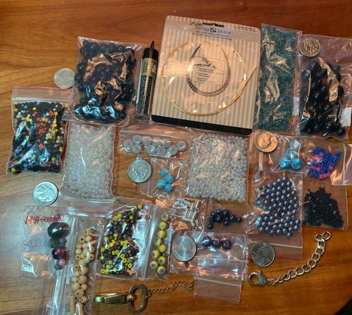 Assorted Beads & Jewelry Chain Craft Set Clasps & Accessories 508