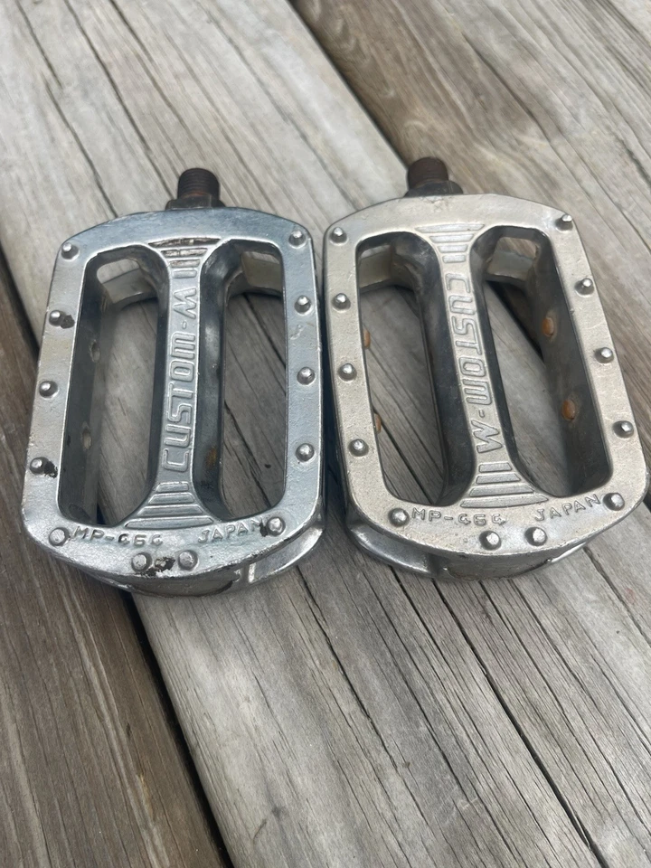 Pedales usados vintage SR SAKAE MP 464 Custom-M 1/2 diamante resolución trasera raya Foto 3 de 4