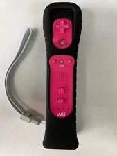 Official Wii Remote Pink+ Wii Motion Plus Black for Nintendo Wii™