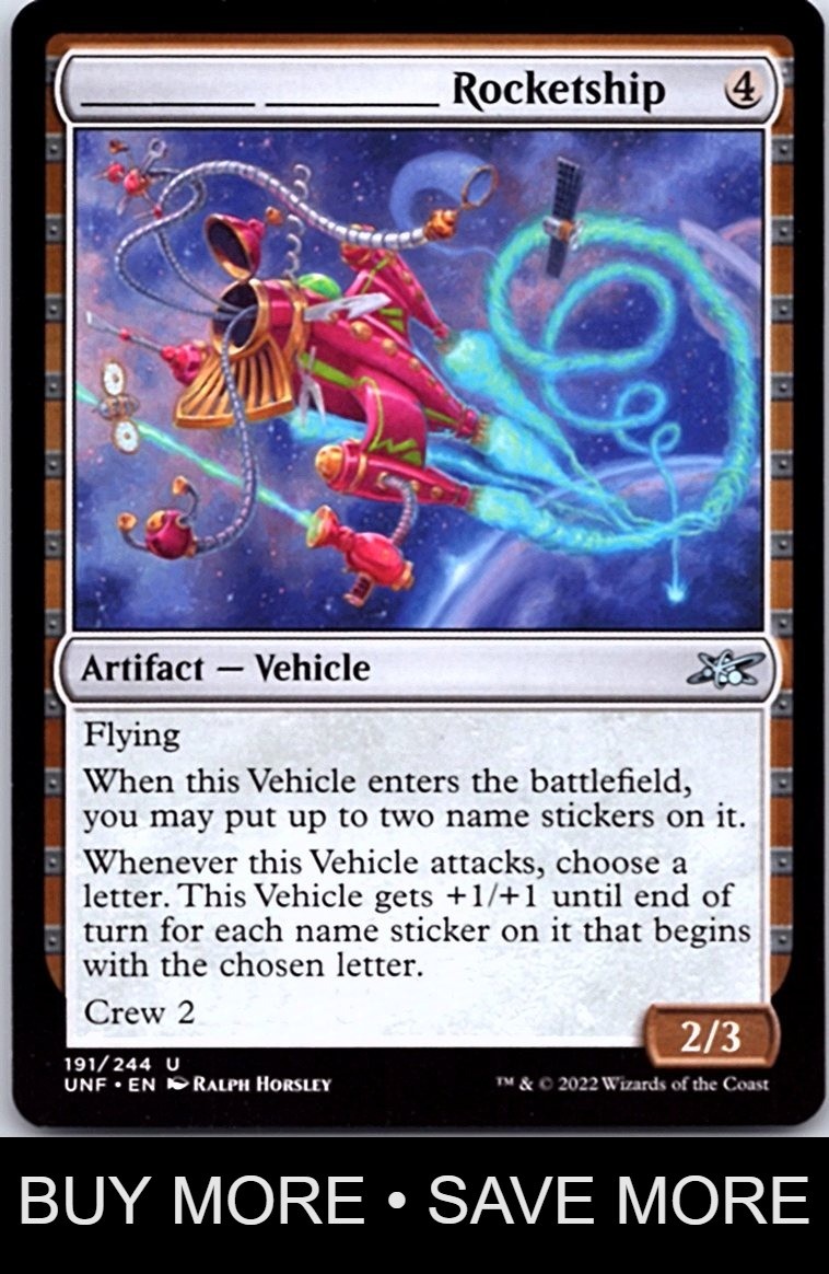 _______ _______ Rocketship LP Unfinity MTG