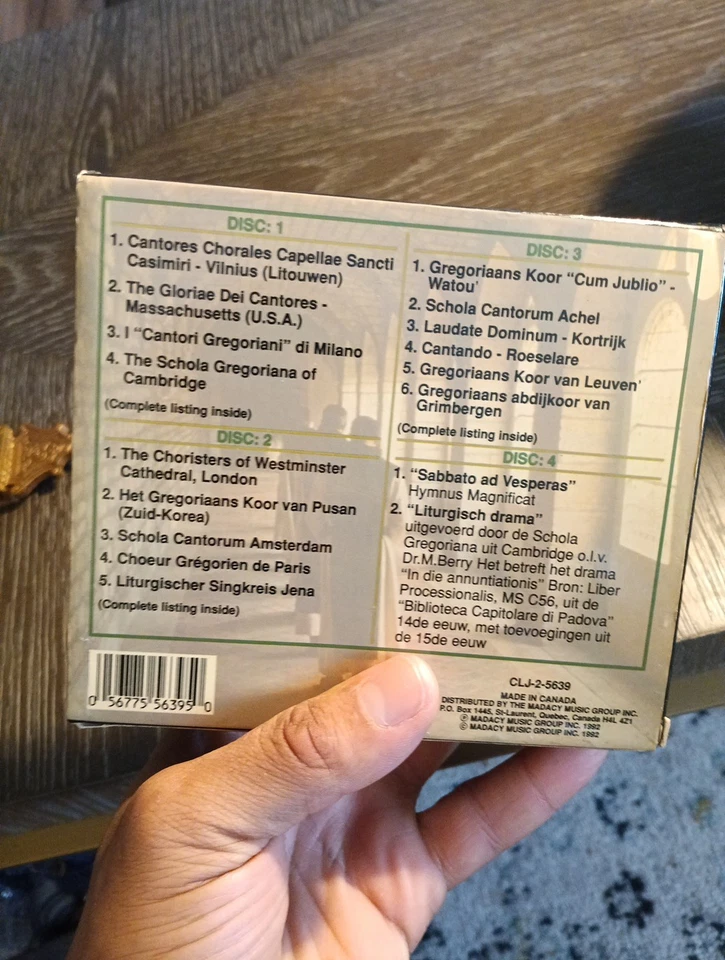 Festival of Gregorian Chants Complete 4 CD Set  Foto 3 de 4