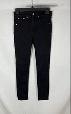 Rag & Bone Women's Black Skinny Jeans High Rise Made in USA Sz 26
