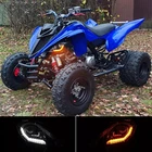 LED Headlights DRL Turn Signal For 2004-2026 Yamaha YFZ450 R Raptor 350 700 700R