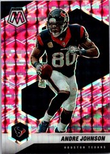 2021 Panini Mosaic #89 Andre Johnson Prizm Camo Pink