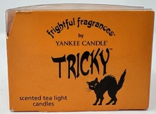 Yankee Candle TRICKY Halloween Black Cat Tea Lights - Open Box 10 Tea Lights