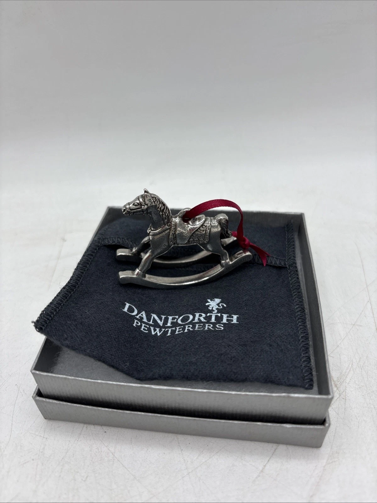 Danforth Pewter Rocking Horse Ornament