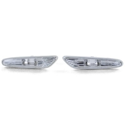 Seitenblinker Set Weiß passt für 3er BMW E90 E91 05-11 E92 E93 ab 06 1er E82 E88