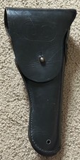 VTG Bucheimer 7791466 US Stamp Black Leather Holster for Full Size 1911 Pistol