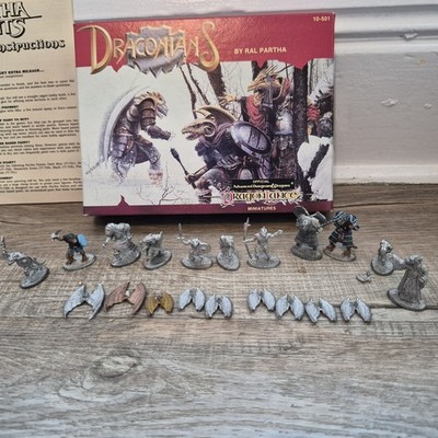 Ral Partha Dragonlance Draconians Box Set 10-501 TSR D&D Vintage 1989 CIB 11 Fig