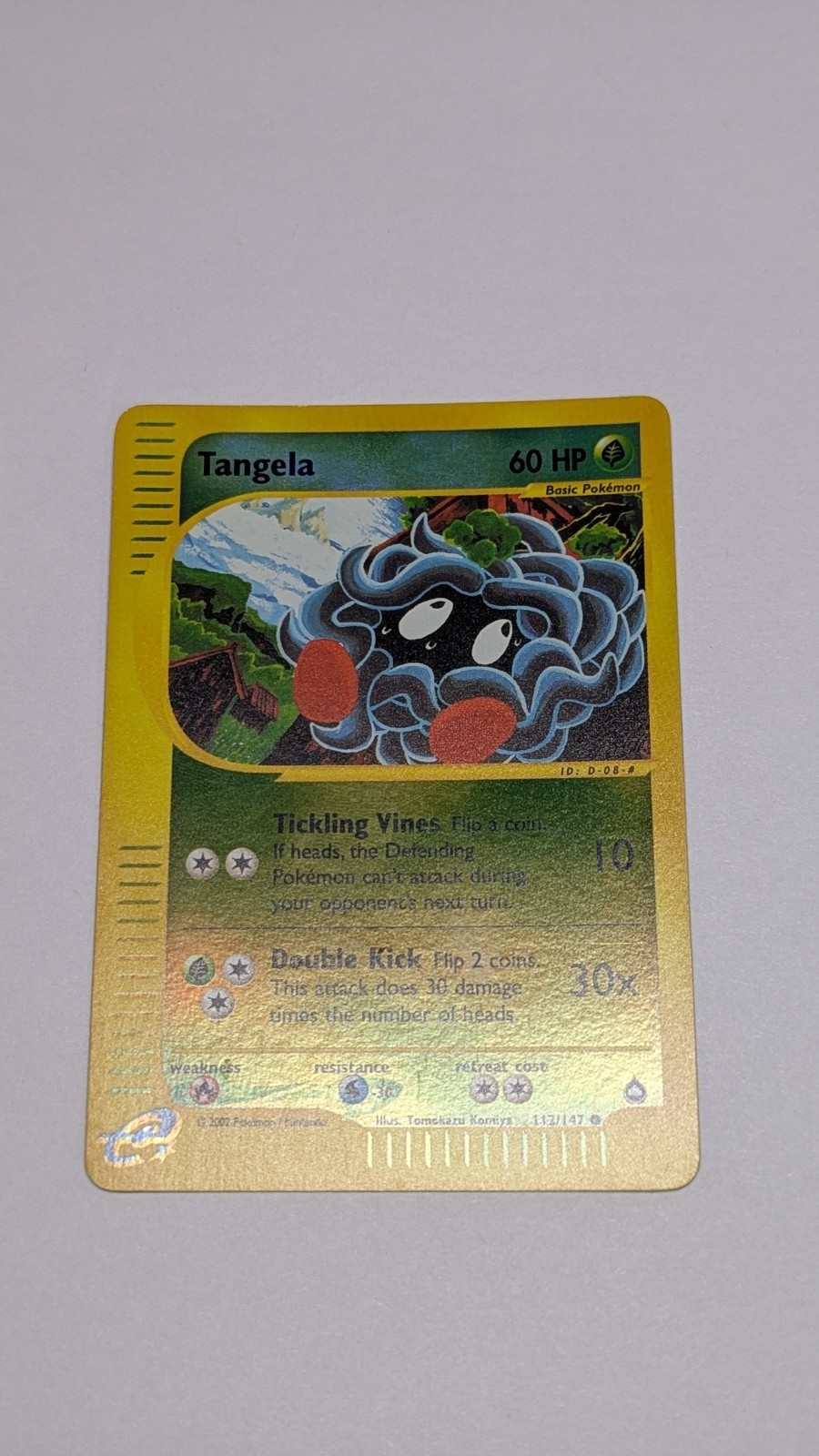 Tangela 112/147 Aquapolis Reverse Holo NM